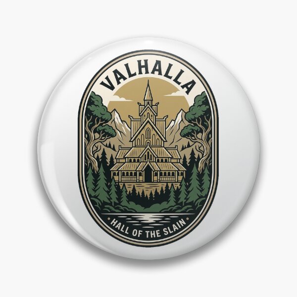 Item preview, Norse Mythology Valhalla Hall Of The Slain designed and sold by k3rstman1.