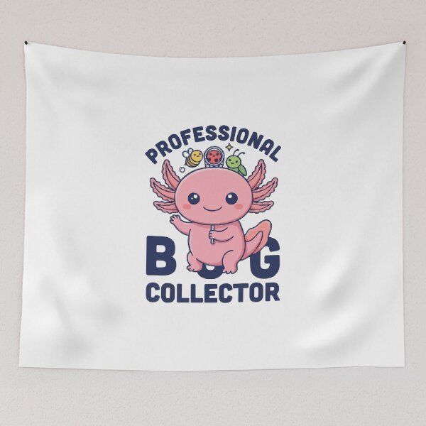 Item preview, Professional Bug Collector Cute Axolotl designed and sold by Bianca Oltean.