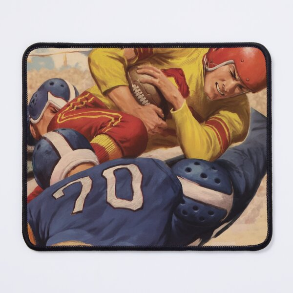 Item preview, Vintage Gridiron Tackle Scene from Retro Football Comic designed and sold by Analog Aura .