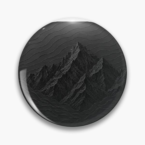 Item preview, Minimalist Black Mountain Peak -3D Textured Wabi Sabi Art designed and sold by CREATIVO STUDIO.