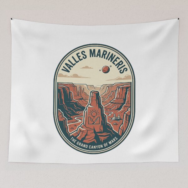 Item preview, Vintage Valles Marineris Grand Canyon of Mars designed and sold by k3rstman1.