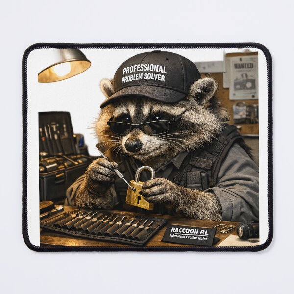 Item preview, racoon designed and sold by PeterPunkt.