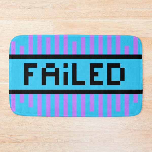 Item preview, FAILED — Pixel Art Word | Retro 8-Bit Two-Tone Typography designed and sold by Mouremandier.
