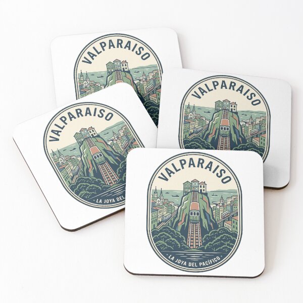 Item preview, Valparaiso Chile Vintage Travel Badge Funicular designed and sold by k3rstman1.