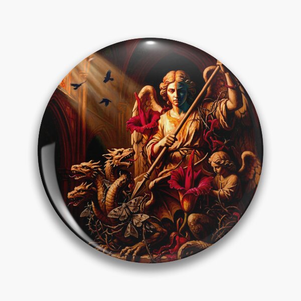 Item preview, Dark Gothic Art &amp; Fine Art Prints (1:1 Square Posters) designed and sold by Cyber-ART-Studio.
