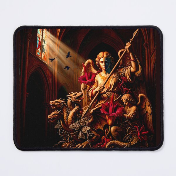 Item preview, Dark Gothic Art & Fine Art Prints (1:1 Square Posters) designed and sold by Cyber-ART-Studio.