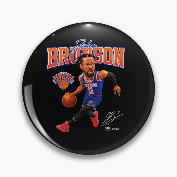 Item preview, Toddler New York Knicks Jalen Brunson 500 Level Heather Gray designed and sold by Landinhalias.