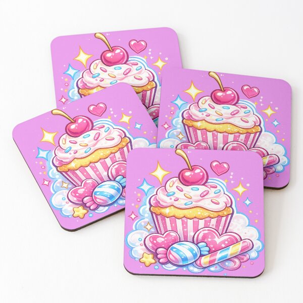 Item preview, Sweet Cherry Cupcake Delight designed and sold by sugartime.