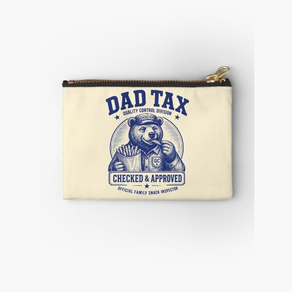 Item preview, Dad Tax Quality Control Bear Meme designed and sold by 89shirts.