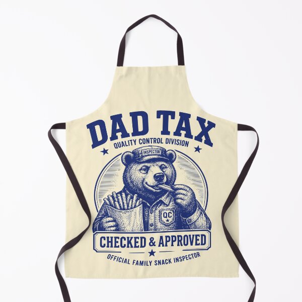Item preview, Dad Tax Quality Control Bear Meme designed and sold by 89shirts.