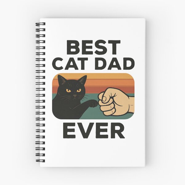 Item preview, Best Cat Dad Ever Funny Black Cat Fist Bump designed and sold by Photo-Sphere101.