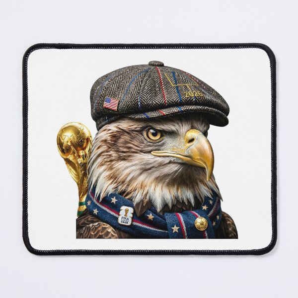 Item preview, 2026 World Cup Pride: Patriotic American Eagle Fan designed and sold by OnurDown.