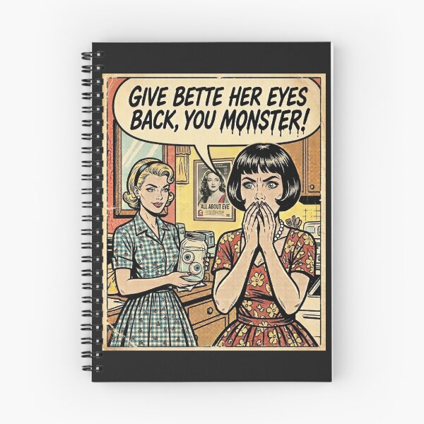 Item preview, Funny Literal Bette Davis Eyes Retro Comic Pop Art Satire designed and sold by 3MillsDesign.