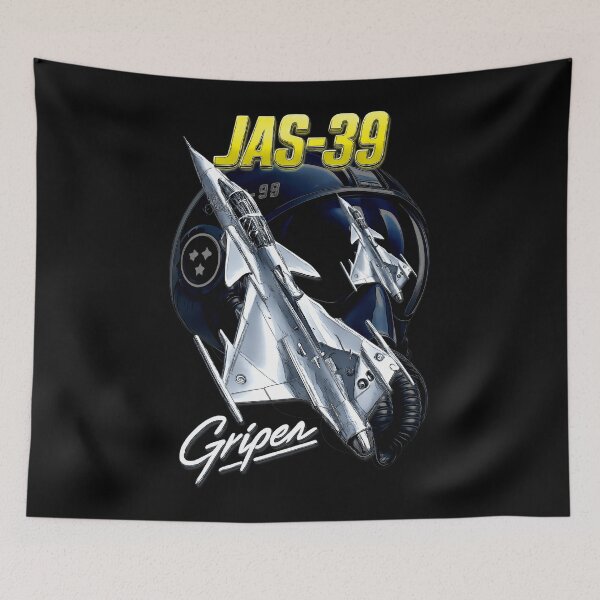 Item preview, SAAB JAS-39 Gripen Fighter Jet Aviation Military Aircraft Pilot Graphic designed and sold by Aerolovers.
