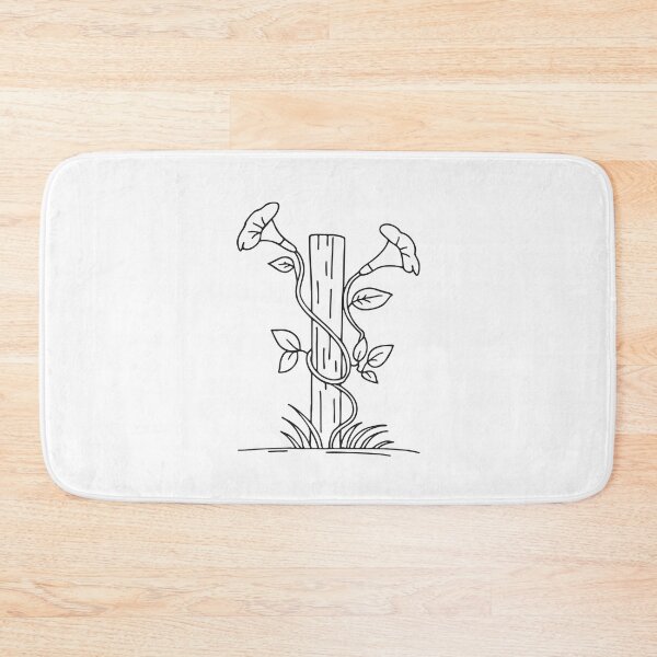 Item preview, Trumpet Vine Twisting Around Fence Post designed and sold by rasagamastore.