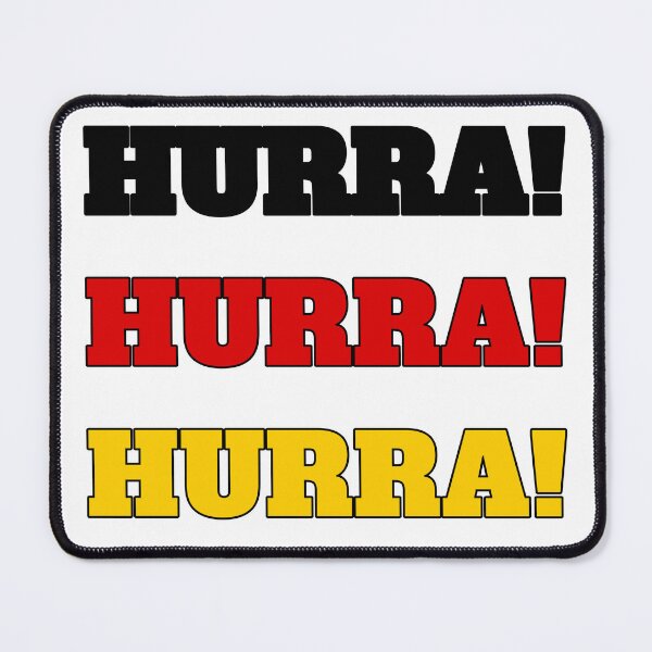 Item preview, Germany Fan Shirt - Hurra! Hurra! Hurra! designed and sold by Hamlet & Sons.