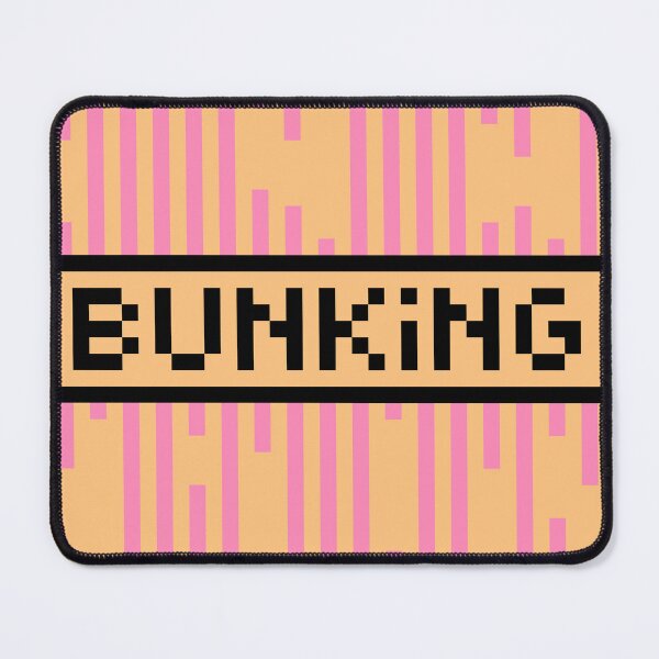 Item preview, BUNKING — Pixel Art Word | Retro 8-Bit Two-Tone Typography designed and sold by Mouremandier.