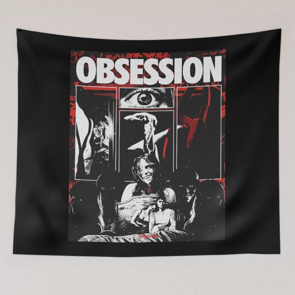 Item preview, Obsession Psychological Horror Thriller Fan Dark Theme designed and sold by SeraXYZ.