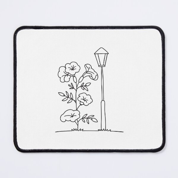 Item preview, Trumpet Vine Beneath Garden Lamppost designed and sold by rasagamastore.