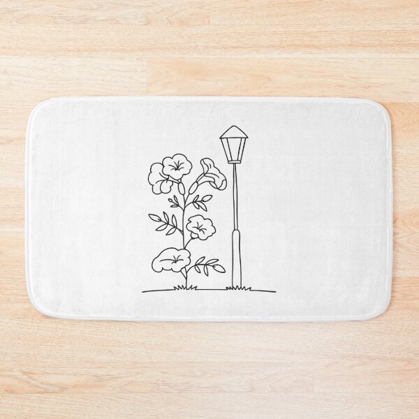 Item preview, Trumpet Vine Beneath Garden Lamppost designed and sold by rasagamastore.