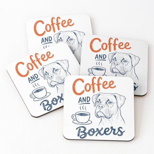 Item preview, Coffee and Boxer Dog Owner Mom Dad Pet Lover Men Women designed and sold by Starry Night Creative Art.