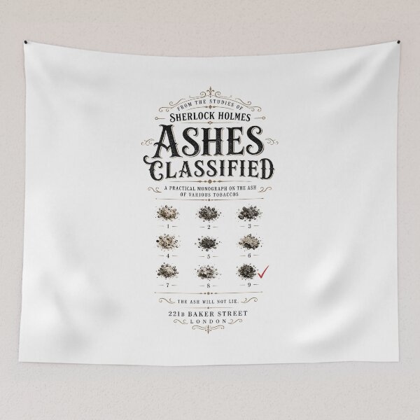 Item preview, Sherlock Holmes Ashes Classified Practical Tobacco Monograph Art designed and sold by Fenay Designs.