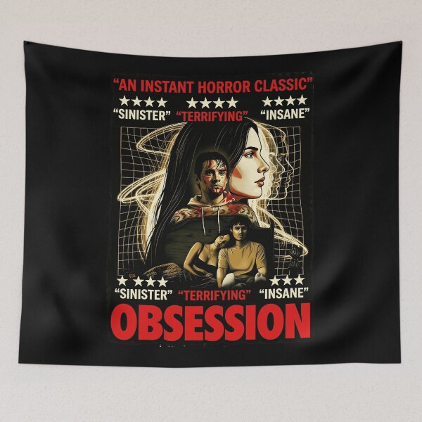 Item preview, Obsession An Instant Horror Classic Sinister Terrifying Insane Horror Fan designed and sold by SeraXYZ.