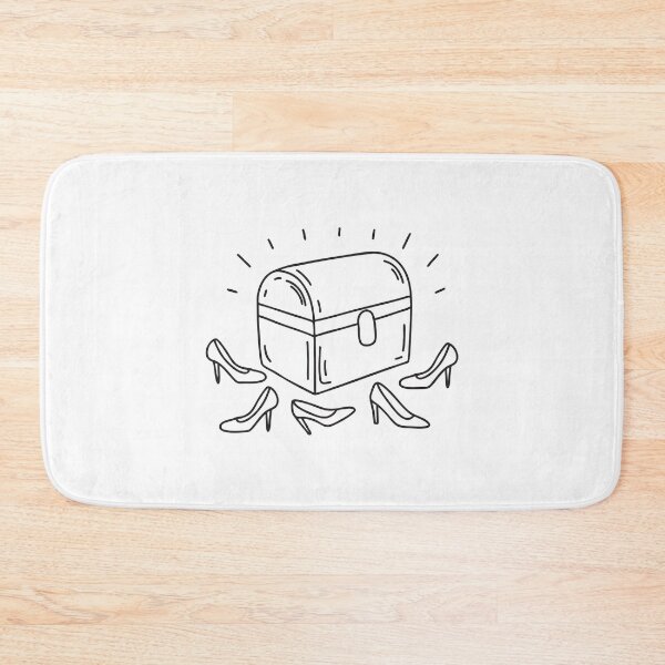 Item preview, Trunk Box Beside Scattered Shoes designed and sold by rasagamastore.