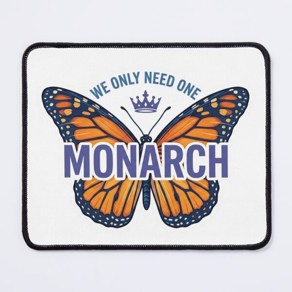 Item preview, We Only Need One Monarch And It's a Butterfly Sticker designed and sold by MerchlyMike.