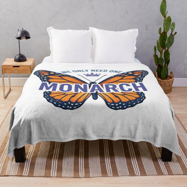 Item preview, We Only Need One Monarch And It's a Butterfly Sticker designed and sold by MerchlyMike.