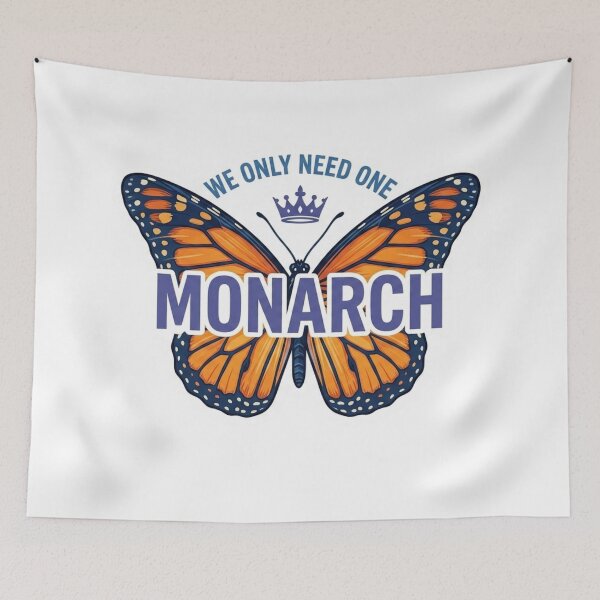 Item preview,  We Only Need One Monarch And It's a Butterfly Sticker designed and sold by MerchlyMike.