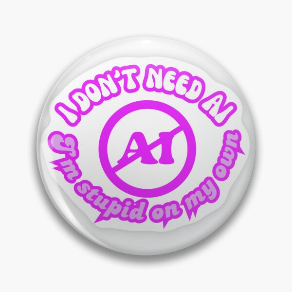 Item preview, Anti Ai design designed and sold by Nerdy-Needlework.