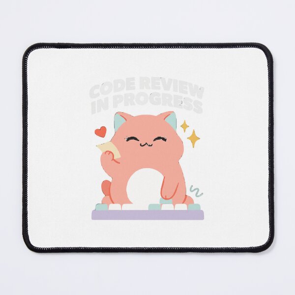 Item preview, Code Review In Progress Kawaii Cat designed and sold by Bianca Oltean.