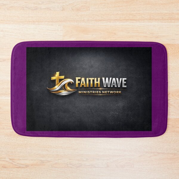 Item preview, Faith Wave Ministries Network – Gold Cross Emblem designed and sold by MastersDesignNk.