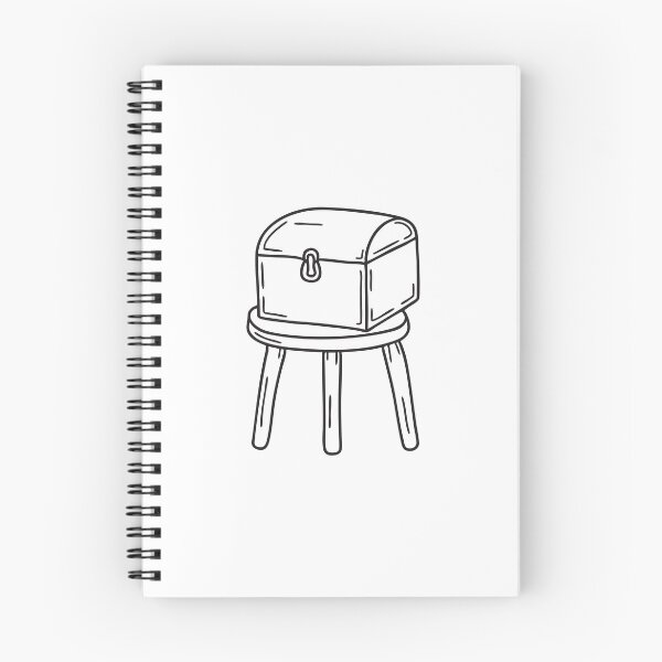Item preview, Wooden Stool in Front of Storage Trunk designed and sold by rasagamastore.