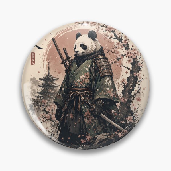 Item preview, Samurai panda  designed and sold by Besir26.