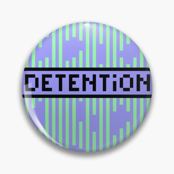 Item preview, DETENTION — Pixel Art Word | Retro 8-Bit Two-Tone Typography designed and sold by Mouremandier.