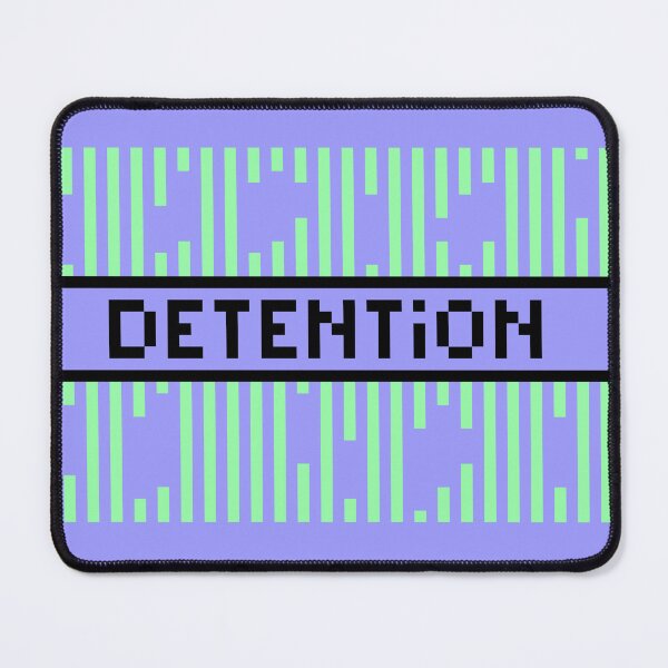 Item preview, DETENTION — Pixel Art Word | Retro 8-Bit Two-Tone Typography designed and sold by Mouremandier.