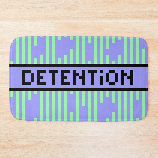 Item preview, DETENTION — Pixel Art Word | Retro 8-Bit Two-Tone Typography designed and sold by Mouremandier.