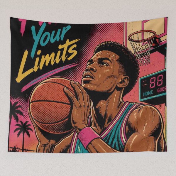 Item preview, Pull Your Limits | Motivación, Básquetbol y Arte Cómic Retro designed and sold by reflejoentinta.