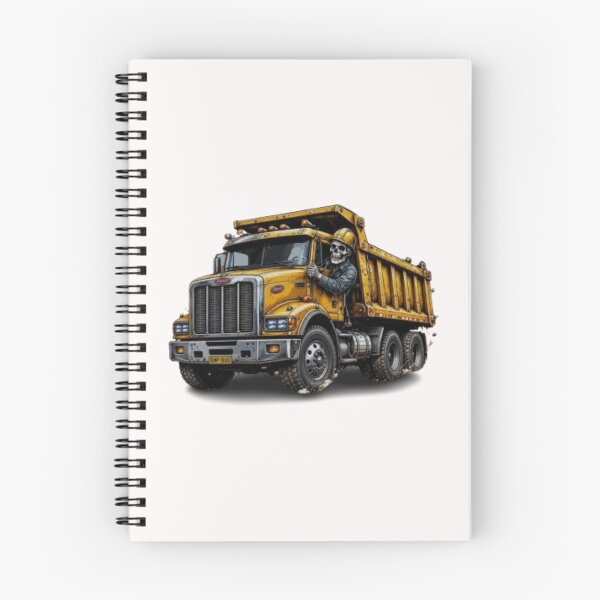 Item preview, Skull Dump Truck Driver – Dark Construction Worker Gothic Design designed and sold by RAYBIL.