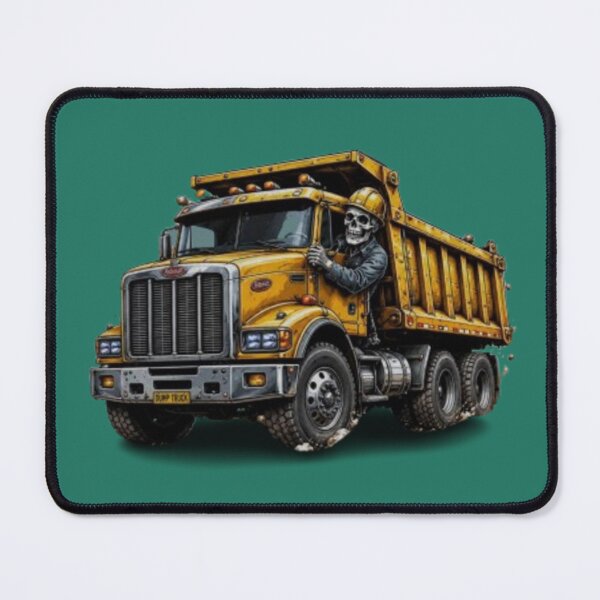 Item preview, Skull Dump Truck Driver – Dark Construction Worker Gothic Design designed and sold by RAYBIL.