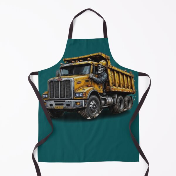 Item preview, Skull Dump Truck Driver – Dark Construction Worker Gothic Design designed and sold by RAYBIL.