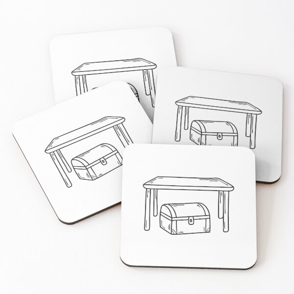 Item preview, Small Table with Storage Trunk Below designed and sold by rasagamastore.