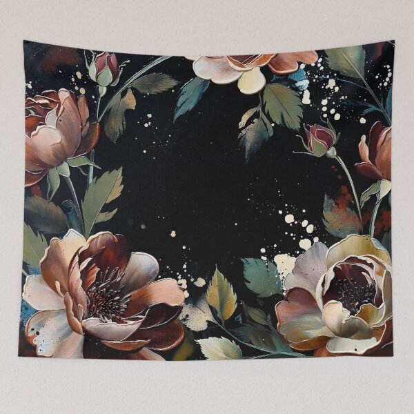 Item preview, Painterly Floral Cream Rose Design designed and sold by IntelliMindDesigns.
