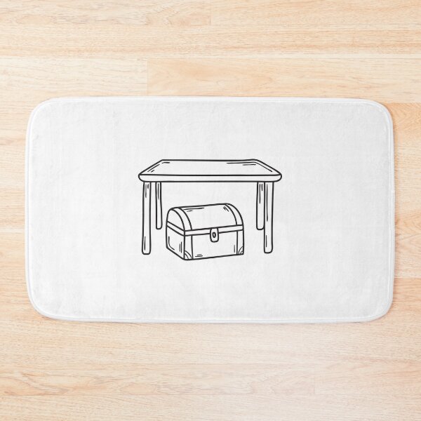 Item preview, Small Table with Storage Trunk Below designed and sold by rasagamastore.