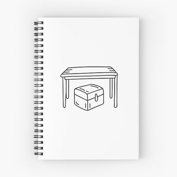 Item preview, Storage Trunk Resting Under Table designed and sold by rasagamastore.