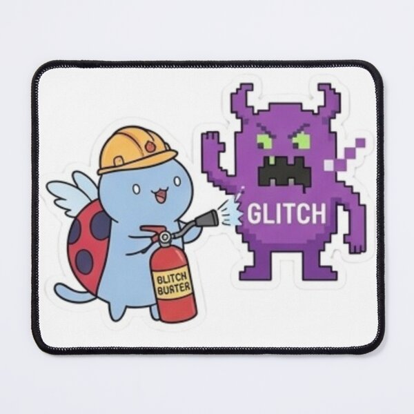 Item preview, Funny Programmer Gift Glitch Buster Cat Kawaii Developer Humor Shirt designed and sold by Dev Mode.