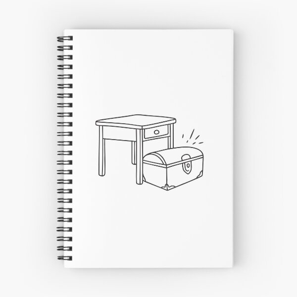 Item preview, Storage Trunk Resting Under Table designed and sold by rasagamastore.