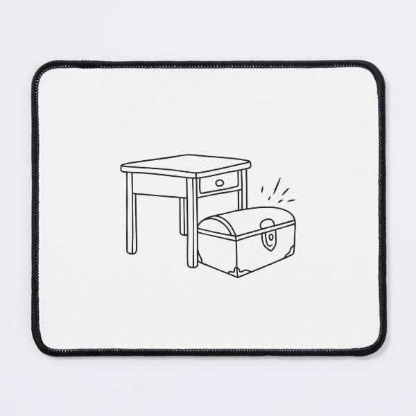 Item preview, Storage Trunk Resting Under Table designed and sold by rasagamastore.